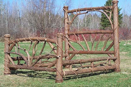 Bed Frames Rustic Logs