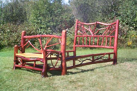 Rustic Log Beds