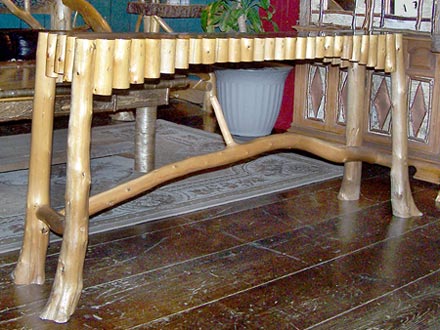 Rsutic Twig Log Great Room