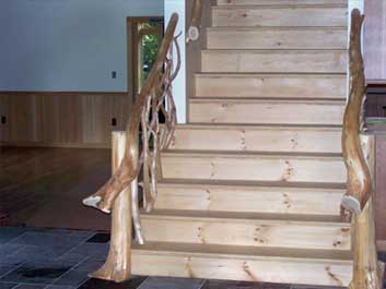 Twig Work Railings